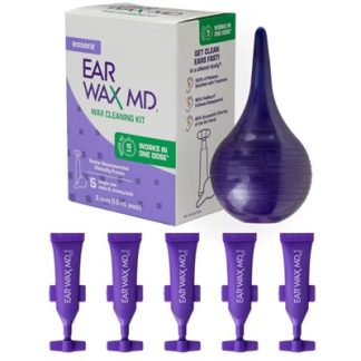 Ear Wax MD Retail Box of 5 Unit Doses with Bulb Syringe